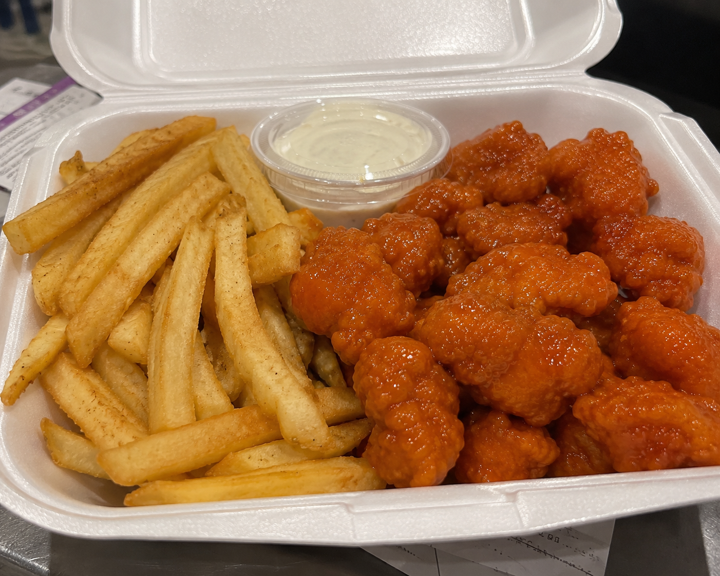 Boneless con papas